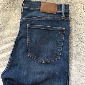 Madewell High rise Skinny Jean Medium/Dark wash